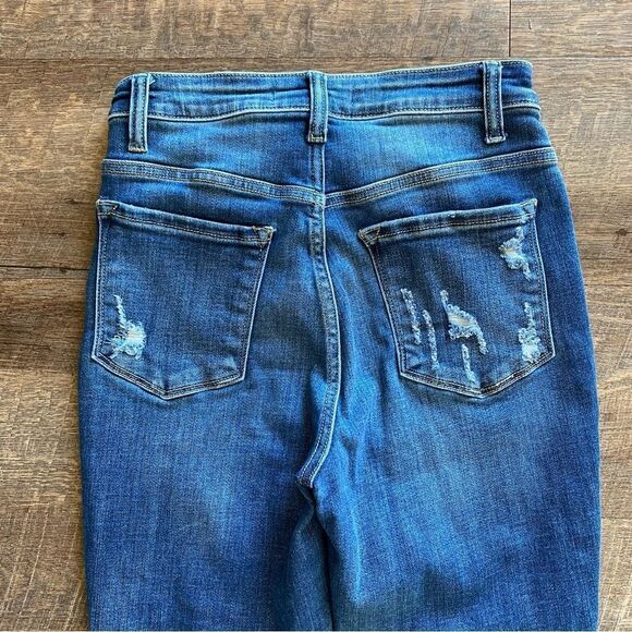 KanCan High Rise Jeans Ripped Festival 27 Stretch Distressed - Picture 9 of 10